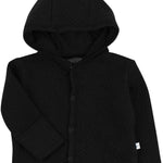 HonestBaby Matelasse Snap-Front Hoodie 100% Organic Cotton Infant Baby Boys, Girls