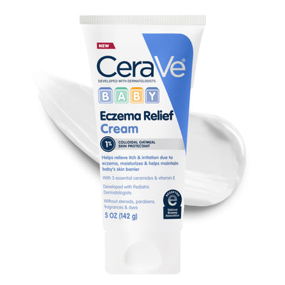 CeraVe Baby Eczema Relief Cream packaging on a white background
