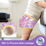 MooMoo Baby Potty Training Underwear for Girls Absorbent Cotton Training Pants Washable and Reusable 2T-7T 6 Packs