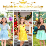 Princess Dress Up Clothes for Little Girl Role Play Costume Gift Set Princess Dress Up Toys for Toddler Girls