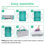 Baby Diaper Caddy Organizer for Boy or Girl Large Nursery Storage Bin Basket Portable Holder Tote Bag for Changing Table and Car Baby Shower Gifts Newborn Essentials Stuff Registry Must Haves Item