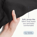 Ergobaby Embrace Newborn Baby Carrier for Infants 0-12 Months (7-25 lbs) - Ergonomic 2-Position Infant Carrier with Head and Neck Support, Hip-Healthy Positioning - Pure Black