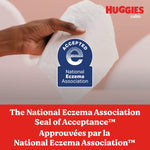 Huggies Calm Baby Diaper Wipes, Unscented, Hypoallergenic, 2 Push Button Packs (112 Wipes Total)