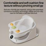 [Mokcoliy]【 Baby Bath Chair】 Anti-Slip PVC Bathtub with Secure Suction | Toddler Shower 6M+ | Multifunctional Bathing Aid for Families + Fun Dolphin Design & Packaging