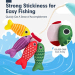 hahaland Montessori Toys for 1 Year Old - 10 in 1 Cloth Toddler Fishing Game with Stacking Cups, Baby Toy 12-18 Months One Year Old Boy Birthday Gift, Toddler Toys for 1 2 Year Old Boy Girl Gifts