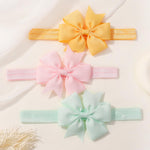 jollybows 40pcs Baby Girls Grosgrain Ribbon Hair Bows Headbands 3" Hair Band Hair Accessories for Infants Newborn Toddler