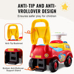 VEVOR Ride On Push Car for Toddlers, Ages 19+ Months, Ride Racer, Sit to Stand Toddler Ride On Toy, Kids Ride On Car with Music Steering, Horn & Under Seat Storage, Ride On Toy for Boys Girls,