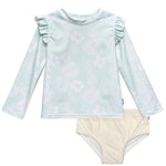 Gerber Baby Girls Rashguard Set Tropical 12 Months