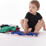 Gerber baby-boys 5 Pack Onesies Multi-packs Bundle Interlock 180 Gsm