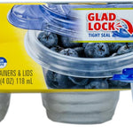 Glad Food Storage Containers, Deep Dish, 64 Ounce, 3 Count