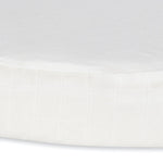 Under The Nile Organic Cotton Muslin - Bassinet Sheet - White, 26" x 18"