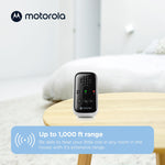 Motorola Nursery Baby Monitor, 1000ft Range PIP10 Audio Only, No WiFi Needed, Cry Detection, Alert Light, Portable Parent Unit for Easy Monitoring