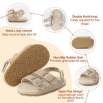 CYXUYJH Baby Boys Girls Infant Summer Sandals Open-Toe Outdoor Anti-Slip Rubber Soft Sole Newborn Toddler First Walker Shoes