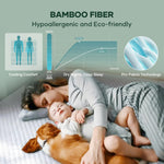 Ohgeni 100% Waterproof Mattress Protector, Queen, Fitted Sheet with Stretchable Pockets, Deep Sleep Noiseless Soft. Breathable Cooling Hypoallergenic Material, Mattresses Cover for Bed
