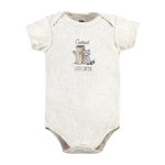 Hudson Baby Girls Bodysuits Unisex Cotton Forest Animals 5-Pack, 12-18 Months, Forest Animals 5-pack, 12-18 Months US
