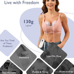 Breast Pump Hands Free K3 Updated,Wearable Breastfeeding Pump with Soft Double-Seal Flange,1800mAh Long Battery Life & LED Display, 3 Modes & 9 Levels Electric Breast Pumps Portable 15-24mm