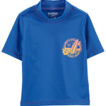 OshKosh B'Gosh Boys Rashguard Rash Guard Shirt, Blue, 2T US