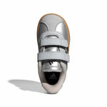 adidas Unisex-Baby VL Court 3.0, Silver Metallic/Black/Solid Grey, 5.5