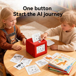 JUMP HERO Smart AI Voice Sticker Maker Machine,Mini Sticker Printer for Kids, Inkless Portable Thermal Sticker Printer Box with Photo Printing, DIY Label Maker for Scrapbooking, Crafts, Gift Wrapping