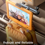 LISEN 3 in 1 for iPad Holder for Car Accessories for Women Interior Road Trip Essentials Tablet Holder Backseat Car Organizer Car TV for Back Seat Headrest iPad Car Mount Kids Fire Tablet 4.7-11"