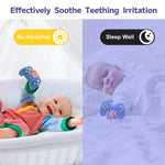 Hooku Silicone Teething Toys for Babies 0-6 Months, Teethers for Babies 6-12 Months, Remote Teether for Baby, Sensory Toys for Babies, Baby Chew Toys