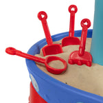 Spidey and His Amazing Friends Water Table by Delta Children | 3-Tier Activity Water Play Table with 11-Piece Toy Set | Water Sensory Table + Beach Toys for Backyard for Toddlers Ages 2+, Blue