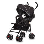 Dream On Me Vista Moonwalk Baby Stroller in Blue, Lightweight Infant Stroller with Compact Fold, Multi-Position Recline Umbrella Stroller with Canopy, Extra Large Storage and Cup Holder