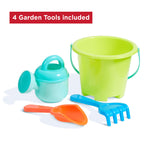 Radio Flyer My 1st Wagon 2-in-1 Walker & Pull Wagon with Beach and Garden Tools for Toddlers Ages 1-4, Red Amazon Exclusive