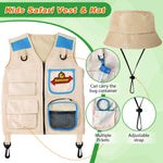 YOPINSAND Bug Catcher Kit & Outdoor Explorer Kit for Kids, 10 Pcs Bug Catching Kit with Toy Cage, Backpack, Manifying Glass, Toy Net, Outdoor Exploration Toys Gift for Boys Girls 3-12