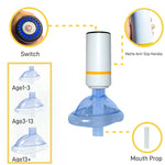 Automatic Choking Rescue Device,Anti Choking Device with 3 Inflatable Masks,Electric Airway Suction Device for Self Rescue,Choking Device for Kids and Adults,Choking First Aid Device