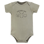 Hudson Baby Infant Boys Cotton Bodysuits 3-Pack, Mommys Baby Bear, Preemie