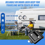 Beaiguna RV Entry Door Lock Replacement - Upgrade Door Latch Handle With Paddle Deadbolt for Outside, Camper Trailer Lock for Cargo Horse, Premium Zinc Alloy Locks for Travel Trailers