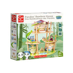 Hape Pandas’ Bamboo House, Green Planet Explorers | Educational Toy Doll House with Furniture, for Children Ages 3+ Years