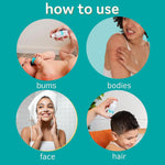 T is for Tame - Baby Powder Mist, Natural Ingredients, Talc-Free Spray with Arrowroot & Charcoal, Mess-Free Application, Vegan & Cruelty-Free, Travel Friendly Size (2 Pack)