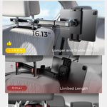 LISEN 3 in 1 for iPad Holder for Car Accessories for Women Interior Road Trip Essentials Tablet Holder Backseat Car Organizer Car TV for Back Seat Headrest iPad Car Mount Kids Fire Tablet 4.7-11"