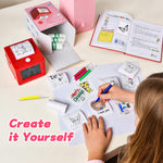 iHeartYard AI Voice-Powered Sticker Printer for Kids, Inkless|Wireless|Rechargeable Portable AI Mini Sticker Maker Machine for DIY Arts and Crafts, 3 4 5 6 7 8 9 10 11 12 Year Old Kid Birthday