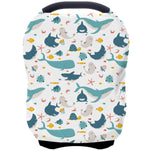 Car Seat Cover for Babies - Multi-use Carseat Canopy Cover, Car Seat Covers, Infant Boys and Girls Shower Gifts