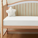 KKJIAF 1 Pcs Navy Blue Baby Crib, Fitted Crib Sheet Sheets for Boys Girls - 28x52x8 Inches Viscose Derived from Bamboo, Breathable & Soft