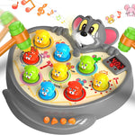 HopeRock Toys for 2 3 4 5 Year Old Boy,Toddler Toys Age 2-4, Whack A Frog Game,with 5 Modes,45 Levels,9 Music Spray and Light-up, Baby Toy Gifts for Early Learning, Birthday Gift for Toddler Boy Toys