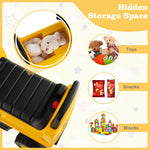 Costzon Ride on Excavator, Licensed Caterpillar Kids Excavator Digger w/Rotatable Digging Bucket, Under-seat Storage, Construction Vehicles for Kids, Ride on Toys for Toddlers 1-3 Gift (Digger)