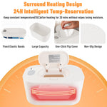 Plplaaoo Baby Wipe Warmer – Baby Wet Wipes Dispenser with Temperature Display, USB Powered Diaper Wipe Warmer for Newborn, Keeps Wipes Warm and Moist (White)