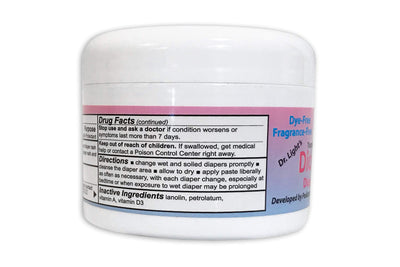 DiaperDerm Baby Diaper Rash Cream with 5 Ingredients for Gentle, Happy, and Rash-Free Skin Care, 8 oz