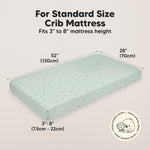 KeaBabies 2-Pack Baby Crib Sheets for Boys, Girls - 52x28 Viscose Derived from Bamboo Toddler Bed Sheets Neutral, Fitted Crib Mattress Cover for Standard Baby Bedding, Soft & Cozy (Bunnies)