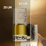 L LOHAS LED Night Light,Dimmable Night Lights Plug into Wall, 2 Pack Acrylic Nightlight with 0-100 LM Adjustable Brightness, 3000K Plug in Night Light with Dusk to Dawn Sensor, for Bathroom Hallway