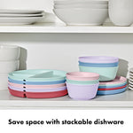 OXO Tot Stackable Divided Plates Set - 3pk - Light