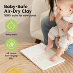Baby Hand and Footprint Kit - Quick Dry Clay Baby Footprint Kit, Pets Paw, Newborn Keepsake Picture Frame for Boys, Girls, Personalized New Mom Gifts for Shower & Registry, Grandparents(Hunter Green)