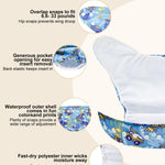 ALVABABY Baby Cloth Diapers 6 Pack with 12 Inserts Cloth Diaper Covers Adjustable Washable Reusable for Baby Girls and Boys 6DM135A