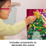 Fisher-Price Little People Toddler Toy Disney Princess Advent Calendar, 24 Figures & Accessories for Preschool Pretend Play Ages 18+ Months