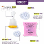 LifeVac Home Kit - Portable Suction Rescue Device, First Aid Kit for Kids and Adults, Portable Airway Suction Device for Children and Adults