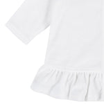 Gerber Baby Girls Toddler Zipper Hoodie Terry Swimsuit Cover Up, White, 0-3 Months
